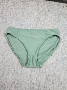 Shade & Shore Low Rise Full Coverage Hipster Bikini Bottoms Green Size: Small